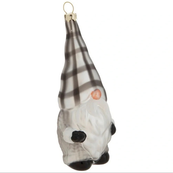 Gnome with Plaid Hat Ornament, NWT - Picture 2 of 10